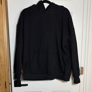 Elegant Black Women's Oversized Hoodie